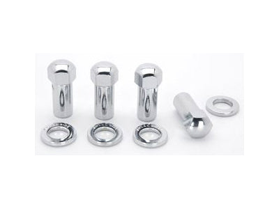 WELD Racing 601-1412 12 mm x 1.50 Right-Hand Thread XP Lug Nuts with Centered Washers, 13/16 in Hex, Set of 4