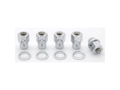 WELD Racing 601-1456 1/2-20 Right-Hand Thread Open-End Lug Nuts with Washers, 5-Pack