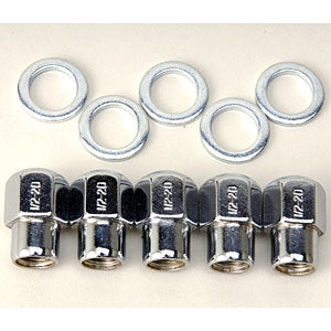 Weld Racing 601-1462 12mm x 1.50 Lug Nuts with Centered Washers, 5-Pack