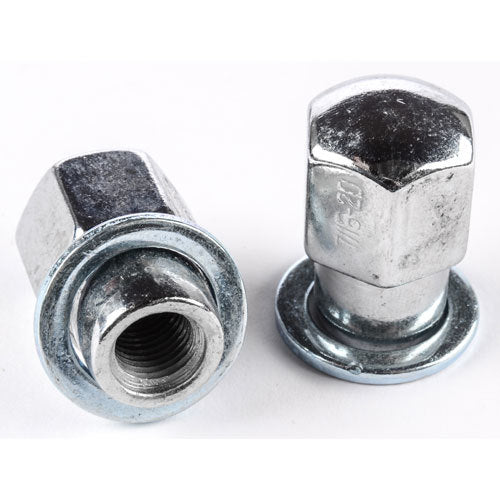 WELD Racing 601-1464 7/16-20 in Right-Hand Thread Closed-End Shank Seat Lug Nuts with Washers, Set of 5