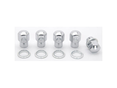 WELD Racing 601-1466 Closed-End Lug Nuts, 1/2-20 Right-Hand Thread, 13/16-Inch Hex, Set of 5