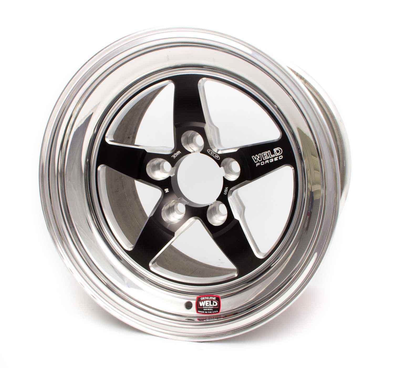 WELD Racing S71 71MB-510N75C 15 x 10-Inch Aluminum Wheel, 5 x 120 mm Bolt Pattern