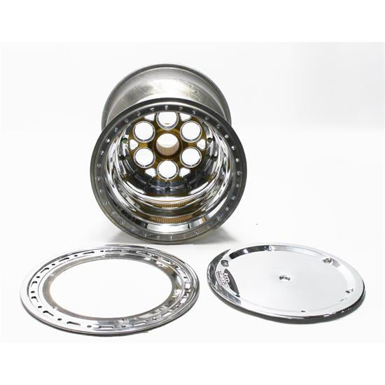 WELD Racing Magnum Sprint 15 x 18 in Beadlock Wheel, 42 Spline, 6 in Backspacing, Part Number 735-51856-6