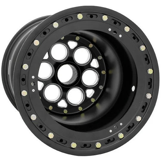 Weld Racing Magnum Sprint 15 x 17-Inch 42-Spline Beadlock Wheel, 8-Inch Backspace, Part 735B-517B48K-6