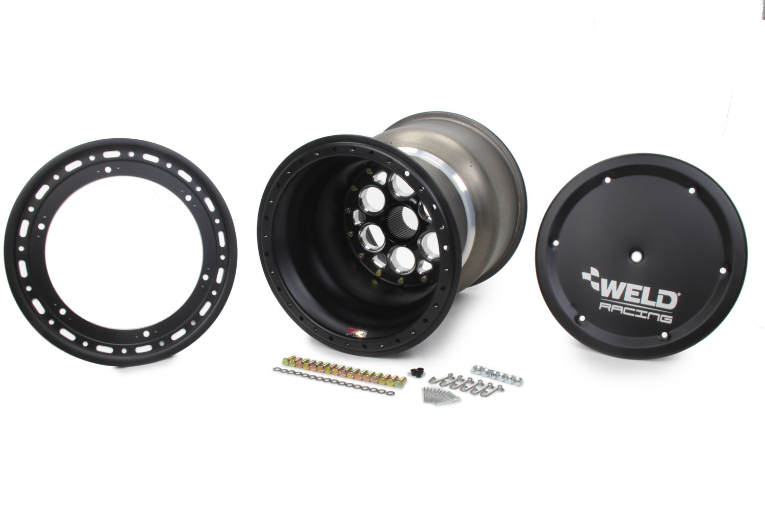 WELD Racing Magnum Sprint 735B-517B57-6 15 x 17-Inch Beadlock Wheel