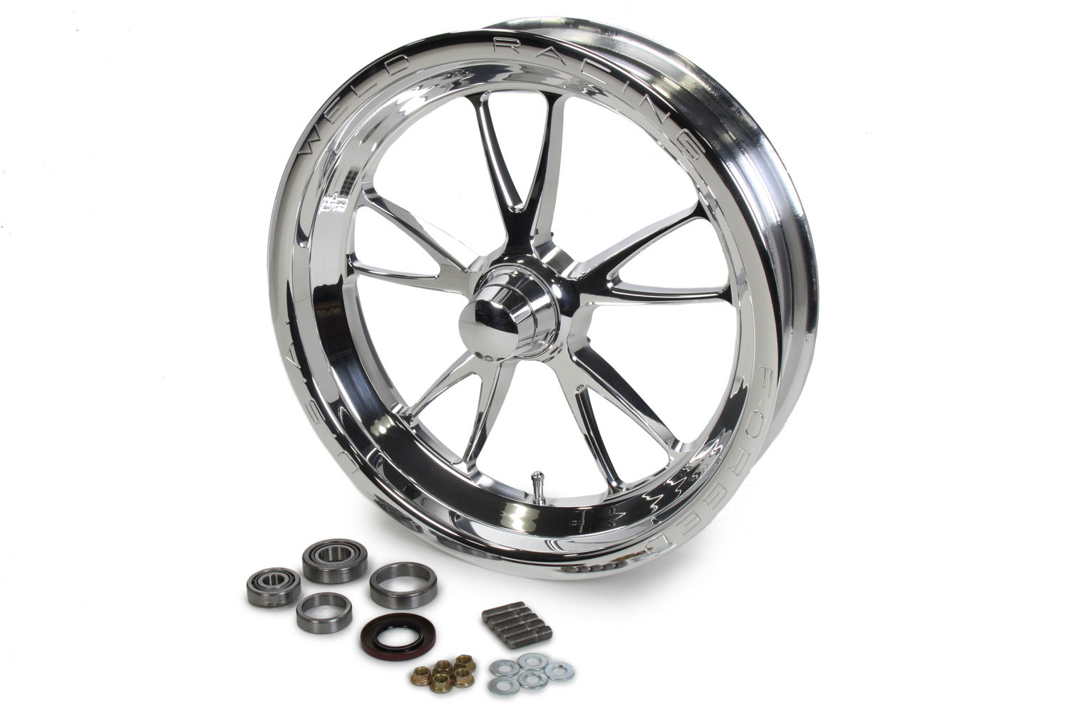 WELD Racing Full Throttle Frontrunner Wheel 82P-15000, 15 x 3.5 in, 1.75 in Backspace, Anglia Spindle