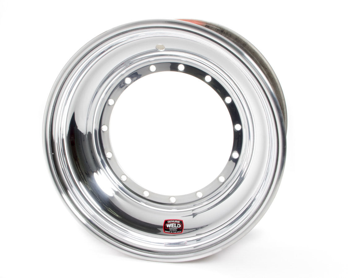 WELD Racing Sprint Direct Mount Wheel 15 x 9 in, 3.000 in Backspacing, 5 x 9.75 in Bolt Pattern, Polished Aluminum, Part Number 860-50913