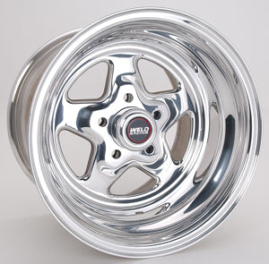 WELD Racing Pro-Star Wheel 96-512212, 15 x 12 in, 5 x 4.5 in Bolt Pattern, 6.5 in Backspacing