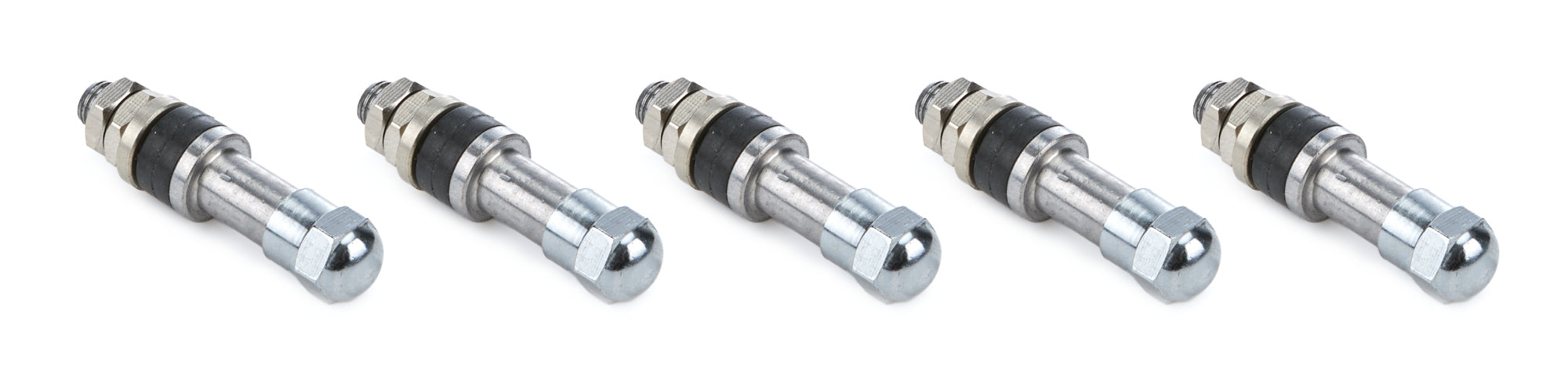 WELD Racing P613-0350 Bolt-On Chrome Steel Valve Stems for Spindle Mount Wheels, Set of 5