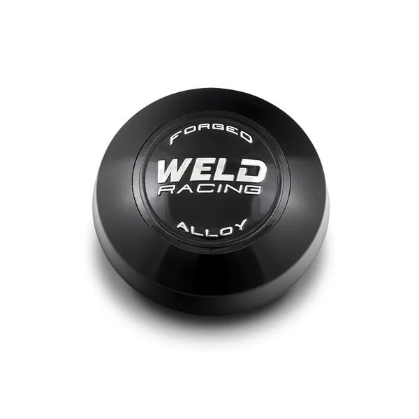 WELD Racing P613-5157B 17x4.5 Lug Billet Wheel Center Cap, Black Anodized