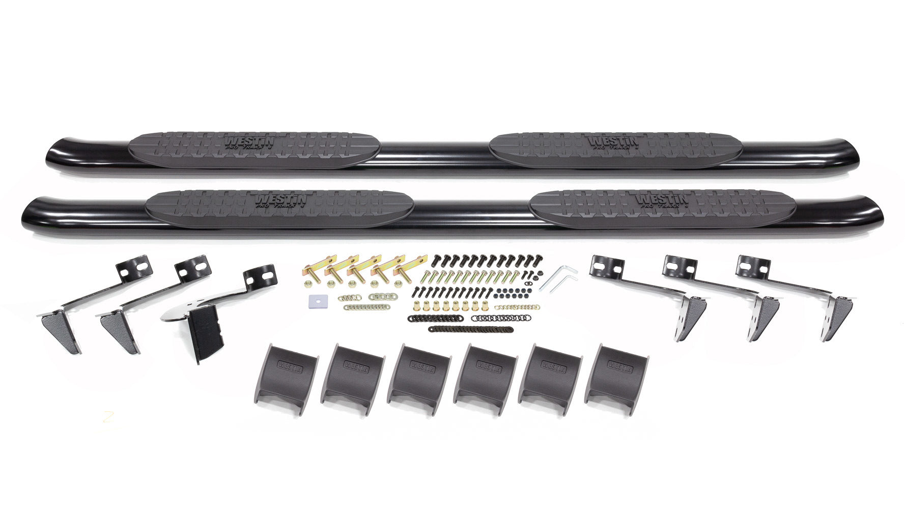 Westin Pro Traxx 4-Inch Oval Step Bars for 2009-2021 Ram Full-Size Truck Extended Cab, Part 21-23555