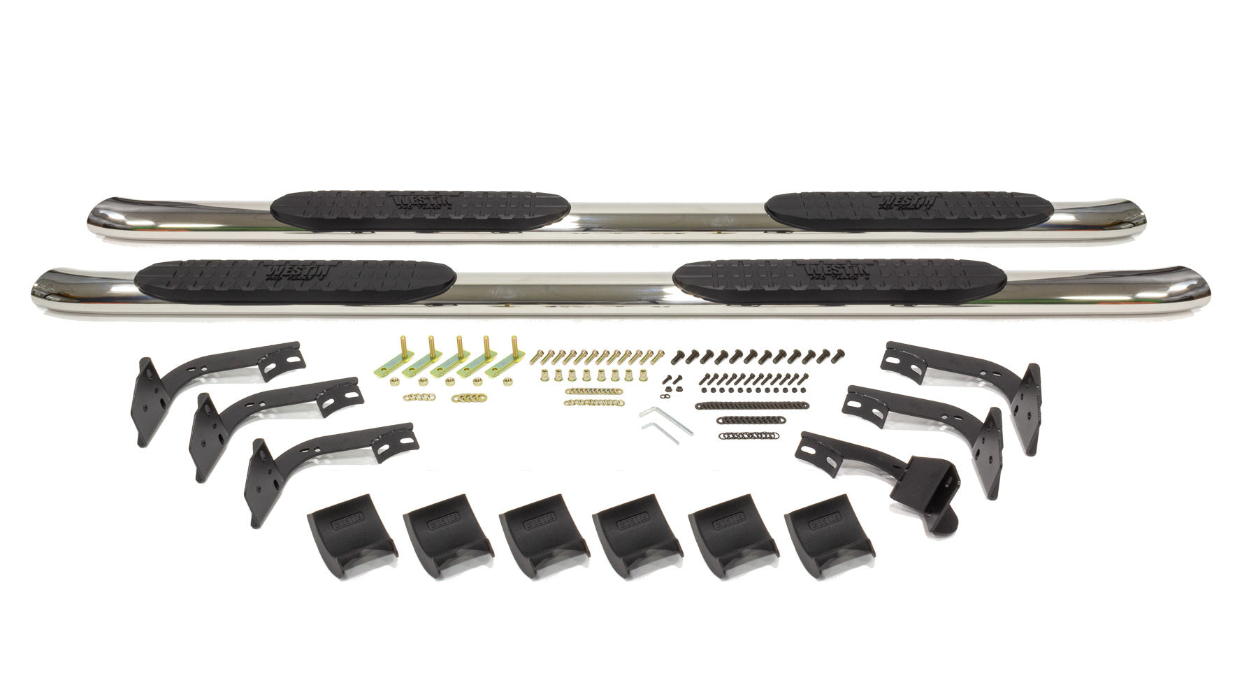 Westin Pro Traxx 4-Inch Oval Step Bars, Part Number 21-23560, for 2009-2021 Ram Full-Size Crew Cab