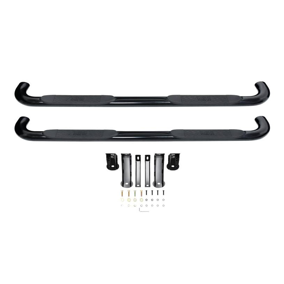 Westin Platinum 4-Inch Oval Bent Step Bars with Mounting Kit, Part Number 21-4135