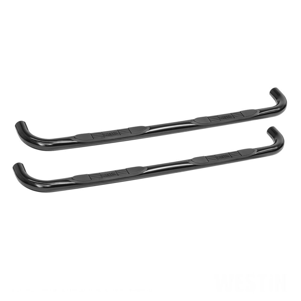 Westin E-Series 3-Inch Bent Step Bars with Mounting Kit, Black Powder Coat, Part Number 23-1685