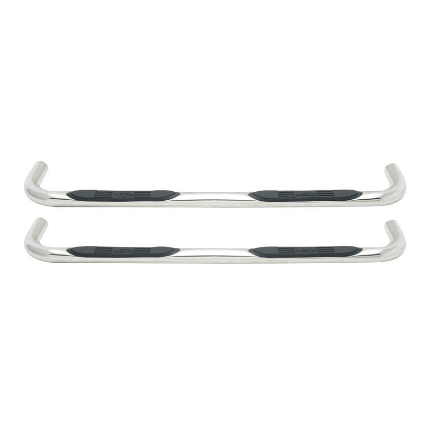 Westin E-Series 3-Inch Polished Stainless Step Bars with Mounting Kit, Part 23-3560, for 2009-2021 Ram Full-Size Crew Cab