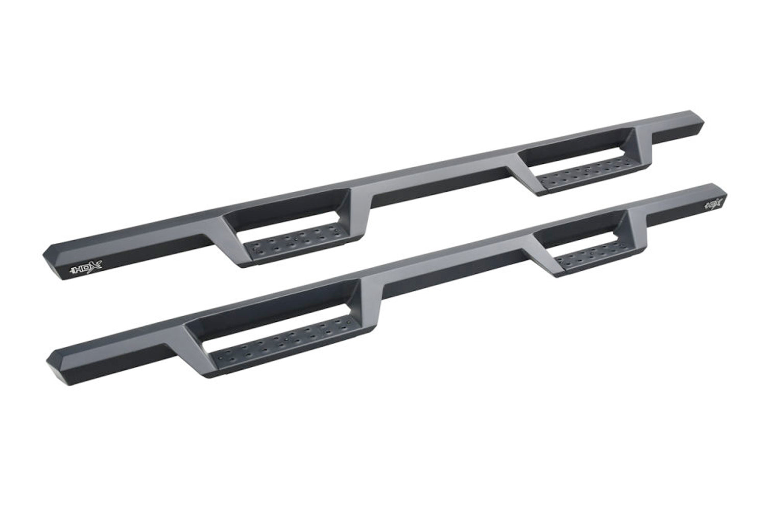 Westin HDX Drop Nerf Step Bars with Mounting Kit, Part Number 56-14125, Black Steel, for 2019-2021 GM Full-Size Trucks