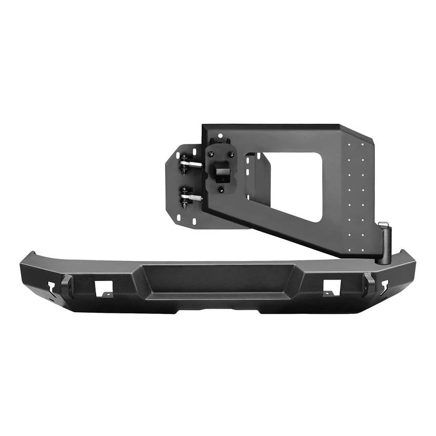 Westin WJ2 Rear Bumper with Tire Carrier for 2018-2021 Jeep Wrangler JL, Part 59-82035