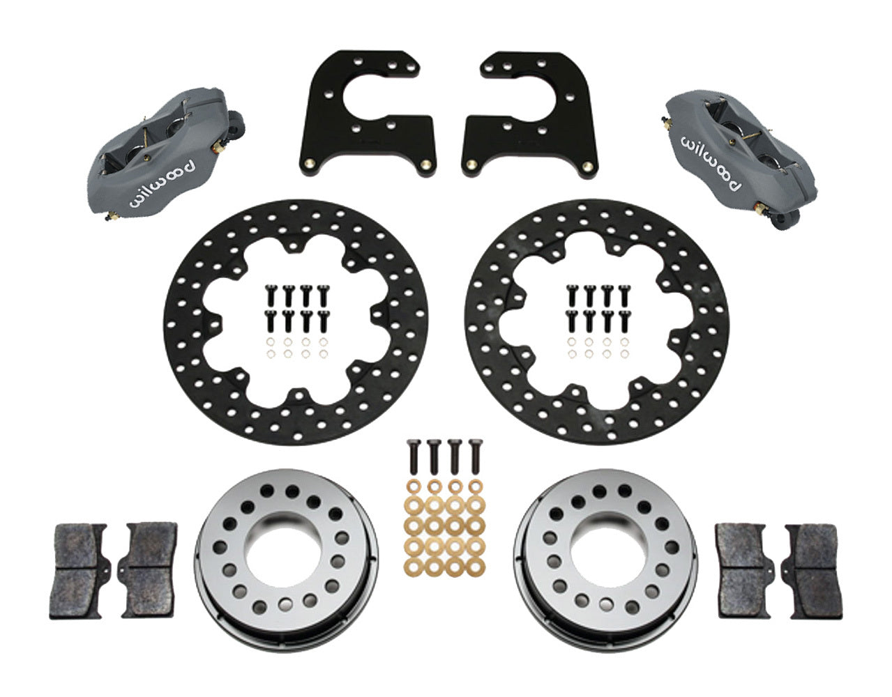 Wilwood 140-0260-BD Dynalite Rear Brake Kit for Mopar/Dana