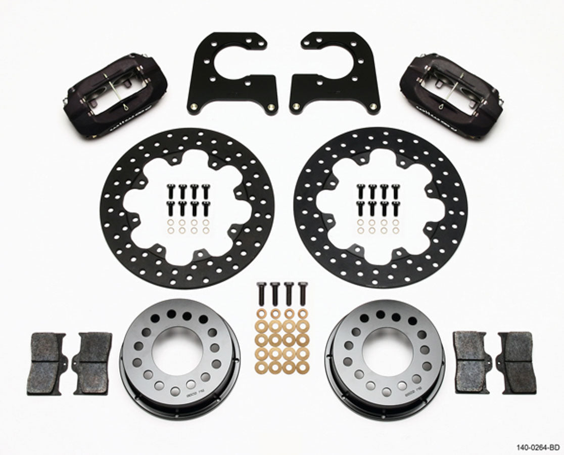 Wilwood 140-0264-BD Dynalite Drag Rear Brake Kit for 1964-1970 Buick, Oldsmobile and Pontiac