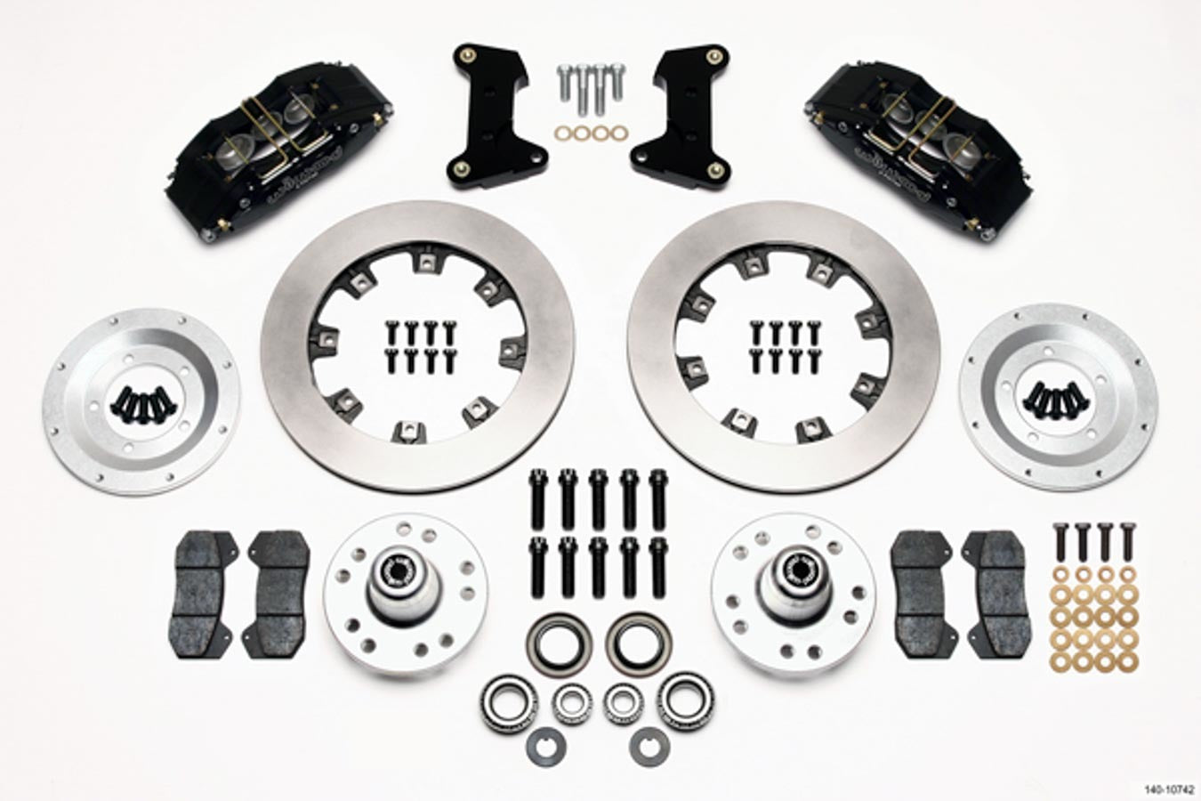 Wilwood 140-10742 Forged Dynapro 6 Front Big Brake Kit for 1974-78 Ford and Mercury
