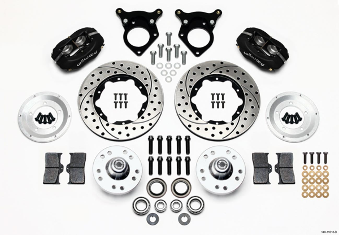 Wilwood 140-11018-D Dynalite Pro Series Front Brake Kit for 1987-1993 Ford Mustang