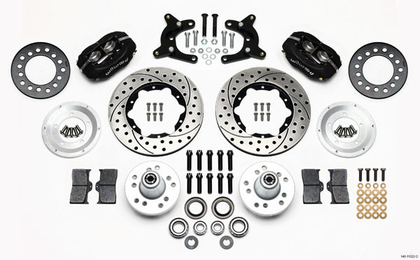 Wilwood 140-11022-D Forged Dynalite Pro Series Front Brake Kit for 1962-1972 Mopar A-Body