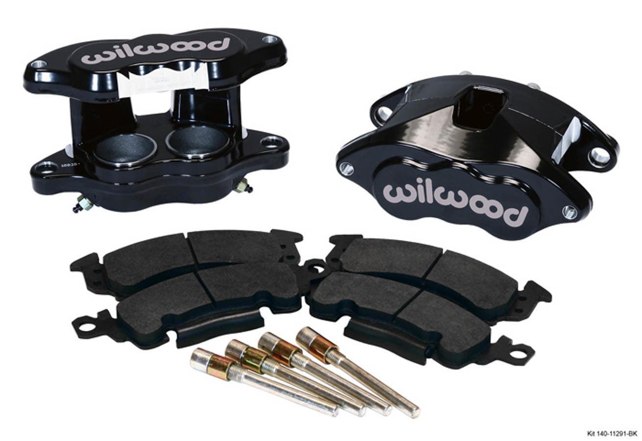 Wilwood 140-11291-BK Front D52 Big GM Brake Caliper Kit, Black Powder Coat