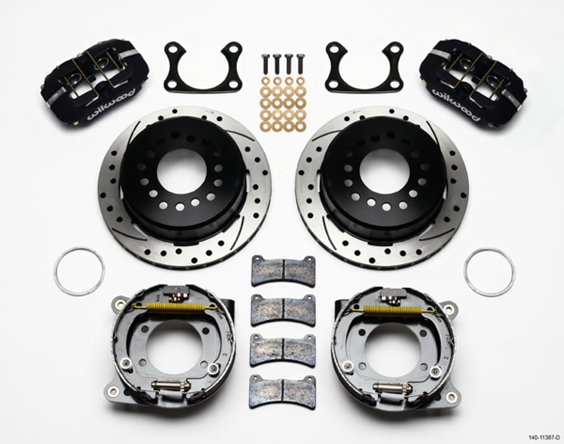 Wilwood Dynapro Low Profile Rear Disc Brake Kit 140-11387-D for Big Ford with Parking Brake