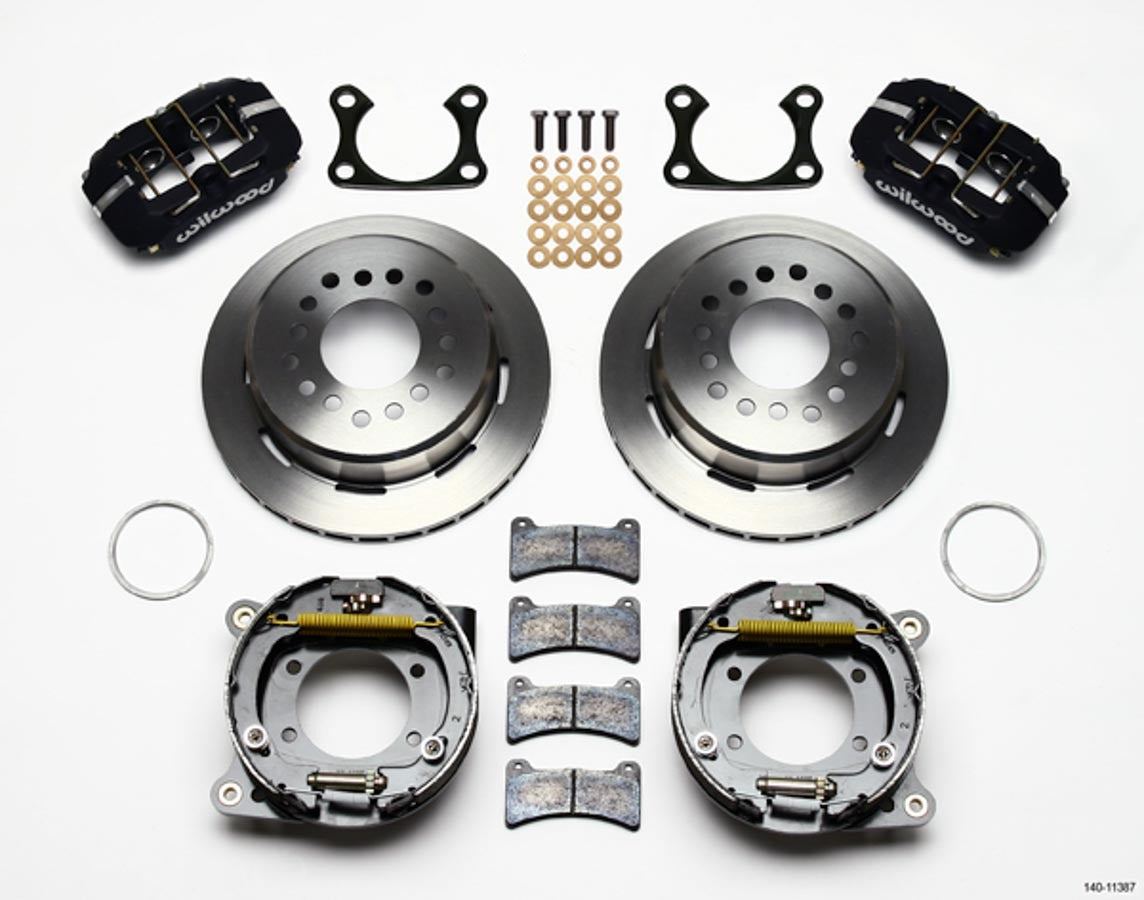 Wilwood 140-11387 Dynapro Low Profile Rear Disc Brake Kit for Big Ford with Parking Brake