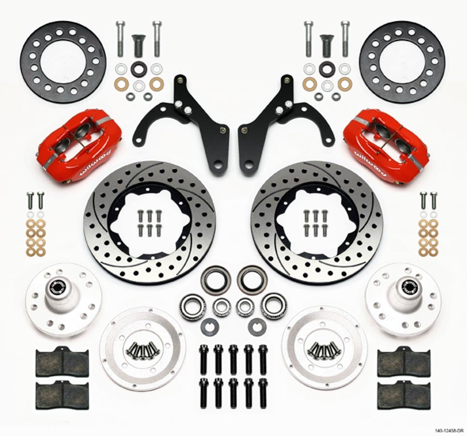 Wilwood 140-12458-DR Dynalite Pro Front Disc Brake Kit for 1959-1964 GM B-Body and Corvette