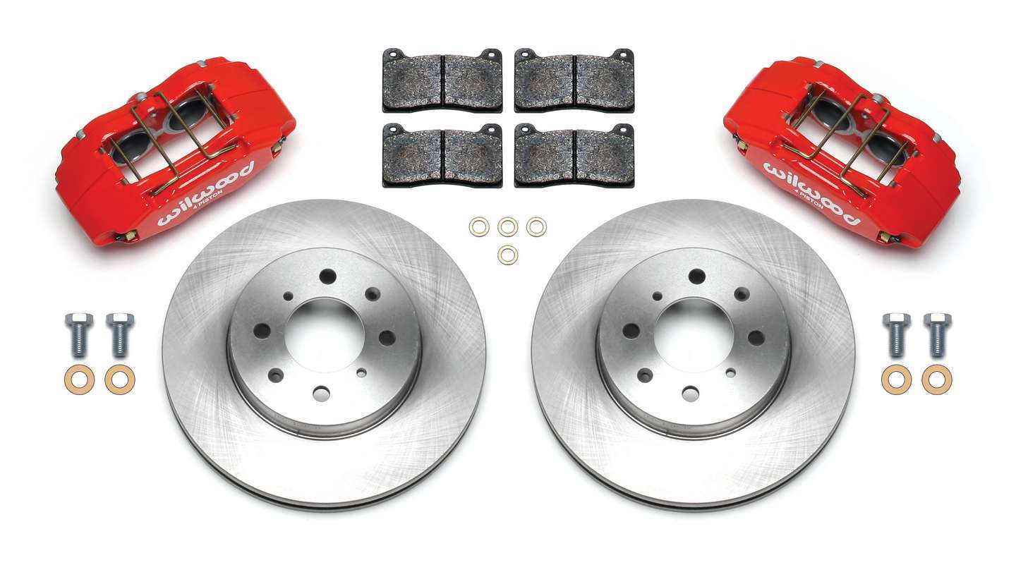 Wilwood 140-12996-R Front Brake Kit for 1990-2013 Acura Integra, Honda Civic and Fit
