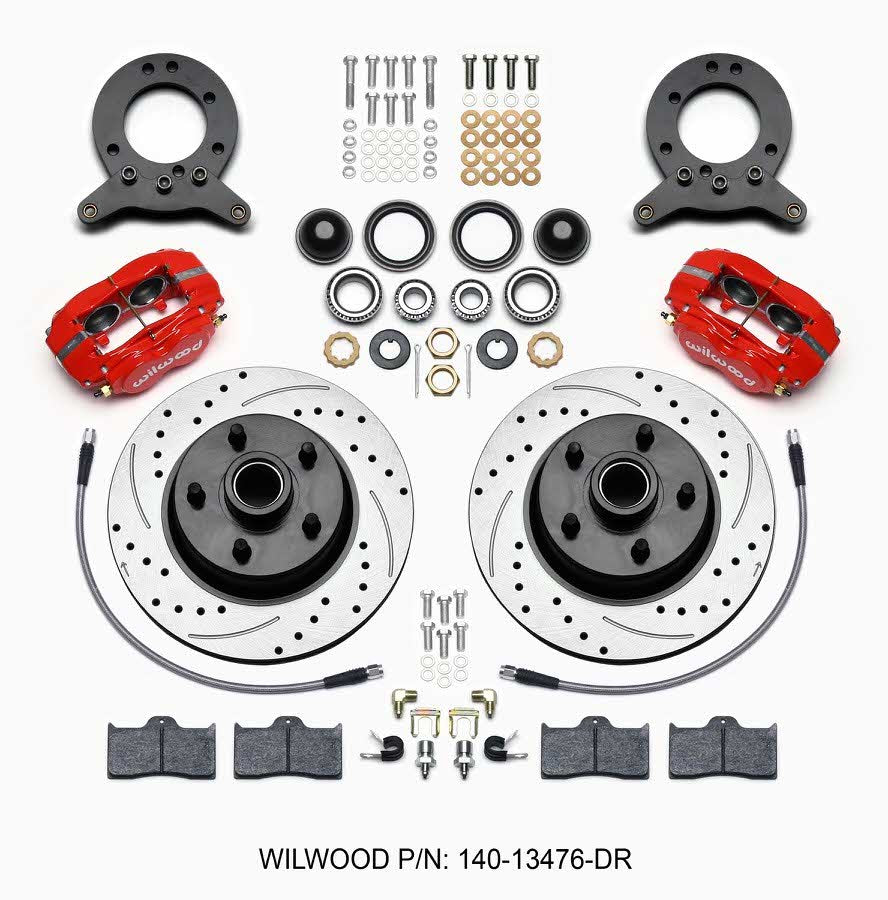 Wilwood 140-13476-DR Classic Series Front Disc Brake Kit for 1965-1969 Ford Mustang
