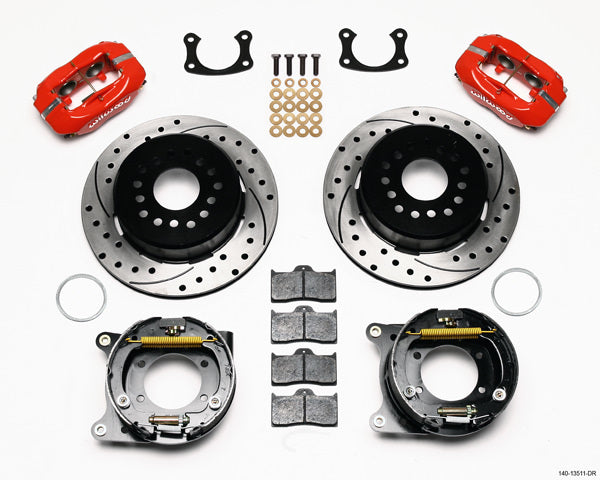 Wilwood 140-13511-DR Forged Dynalite Rear Disc Brake Kit for GM 12-Bolt