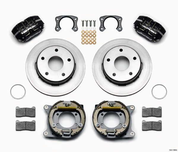 Wilwood 140-13664 Dynapro Rear Brake Kit for Ford Compact SUV, 12.19-Inch Plain Iron Rotor