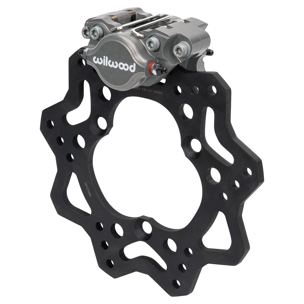 Wilwood Dynapro Front Left Brake Caliper Kit, Part 140-18222, 2-Piston Gray Anodized Aluminum