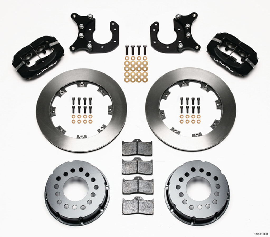 Wilwood Dynalite Rear Disc Brake Kit with 12-Inch Plain Iron Rotor, Big Ford, Part 140-2118-B