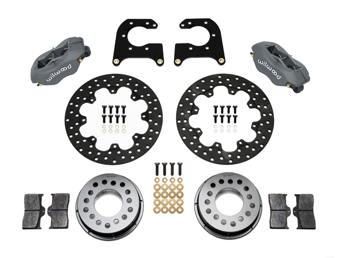 Wilwood 140-2119-BD Dynalite Rear Disc Brake Kit for Big Ford