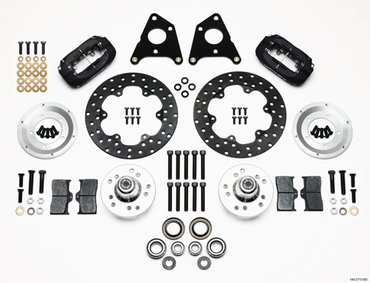 Wilwood 140-2713-BD Forged Dynalite Front Brake Kit for 1965-1972 Dodge and Plymouth A-Body