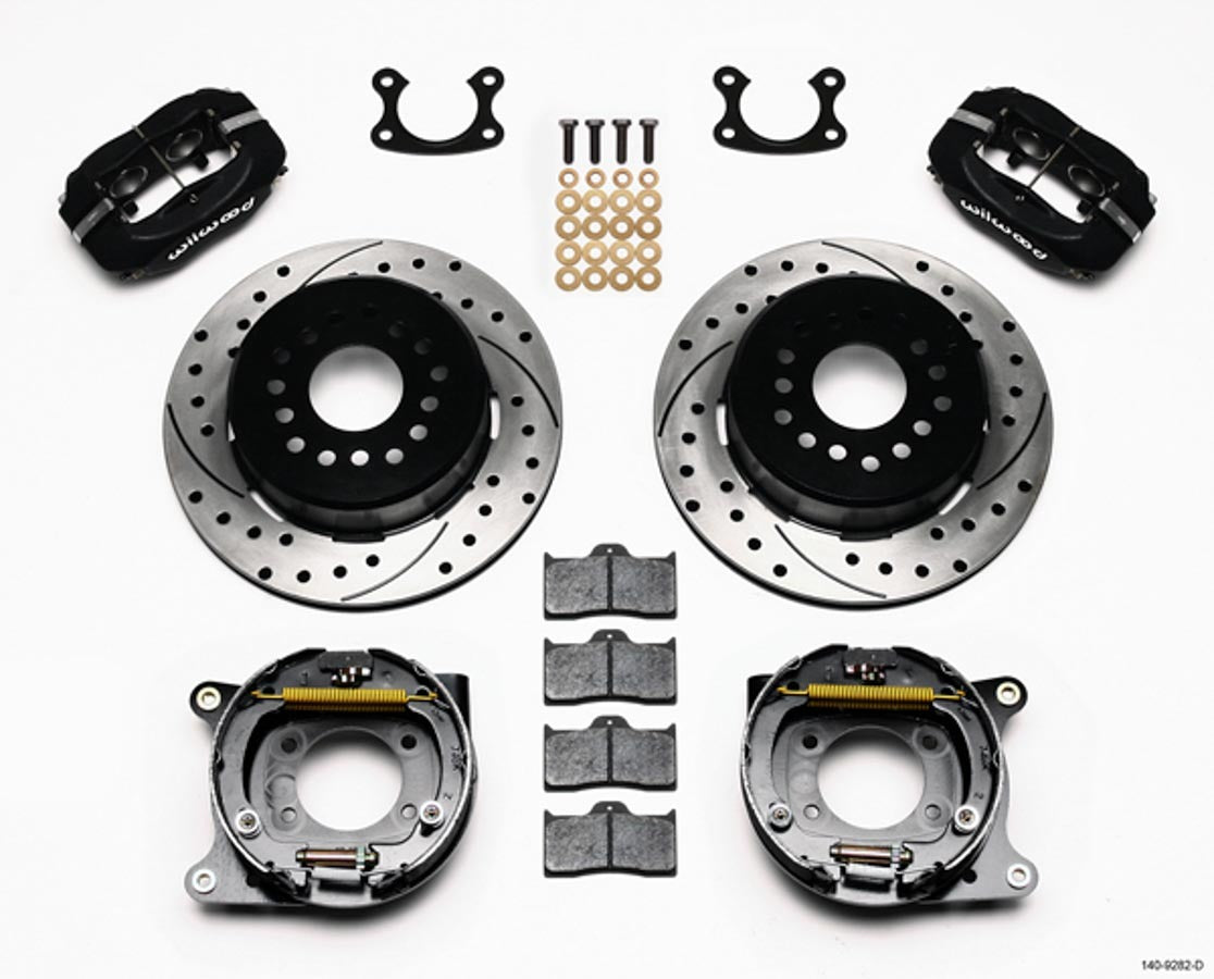 Wilwood 140-9282-D Dynalite Rear Parking Brake Kit for Small Ford