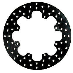 Wilwood 160-0495 Drilled Steel Brake Rotor, 12-Inch Diameter, 8-Bolt Pattern