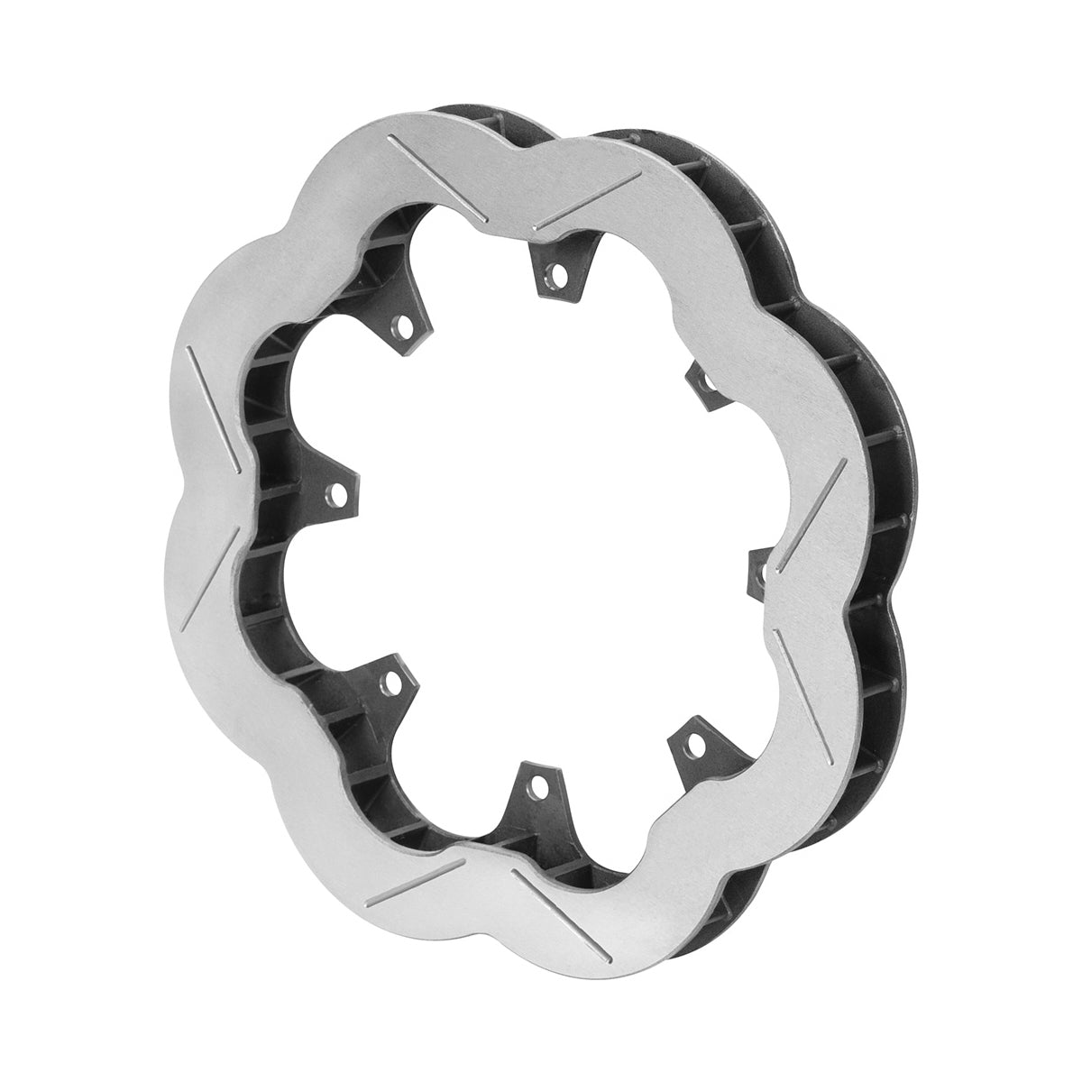 Wilwood 160-15840 Super Alloy Scalloped Slotted Brake Rotor, 11.75-Inch OD, 1.25-Inch Thick