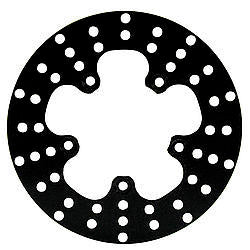 Wilwood 160-1602 Drilled Front Drag Brake Rotor, 10-Inch, 5 x 5-Inch Bolt Pattern