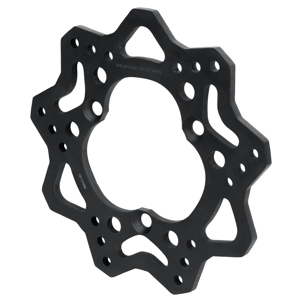 Wilwood 160-18137 Ultralite Drilled and Scalloped Steel Brake Rotor, 10.2 in Diameter, 3 x 5 in Bolt Pattern