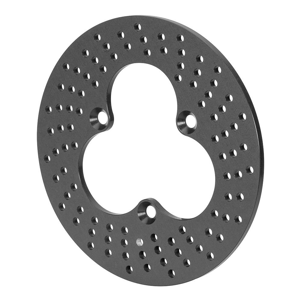 Wilwood 160-3327A Drilled Aluminum Sprint Car Brake Rotor, 10.95 in OD, 3 x 5 in Bolt Pattern