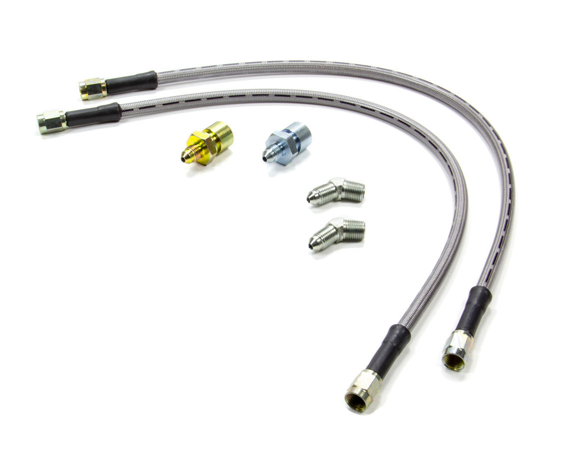 Wilwood 220-6458 Flexline Front Brake Hose Kit for 1994-2004 Ford Mustang