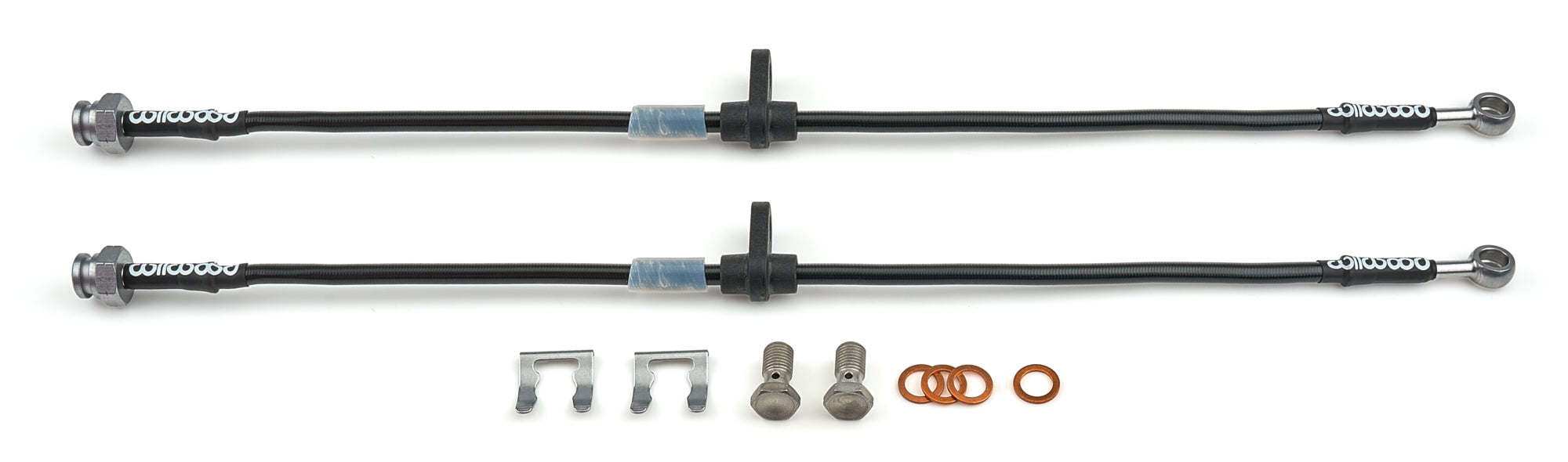 Wilwood 221-17399 Front Flexline Brake Hose Kit for 1998-2007 Honda Accord