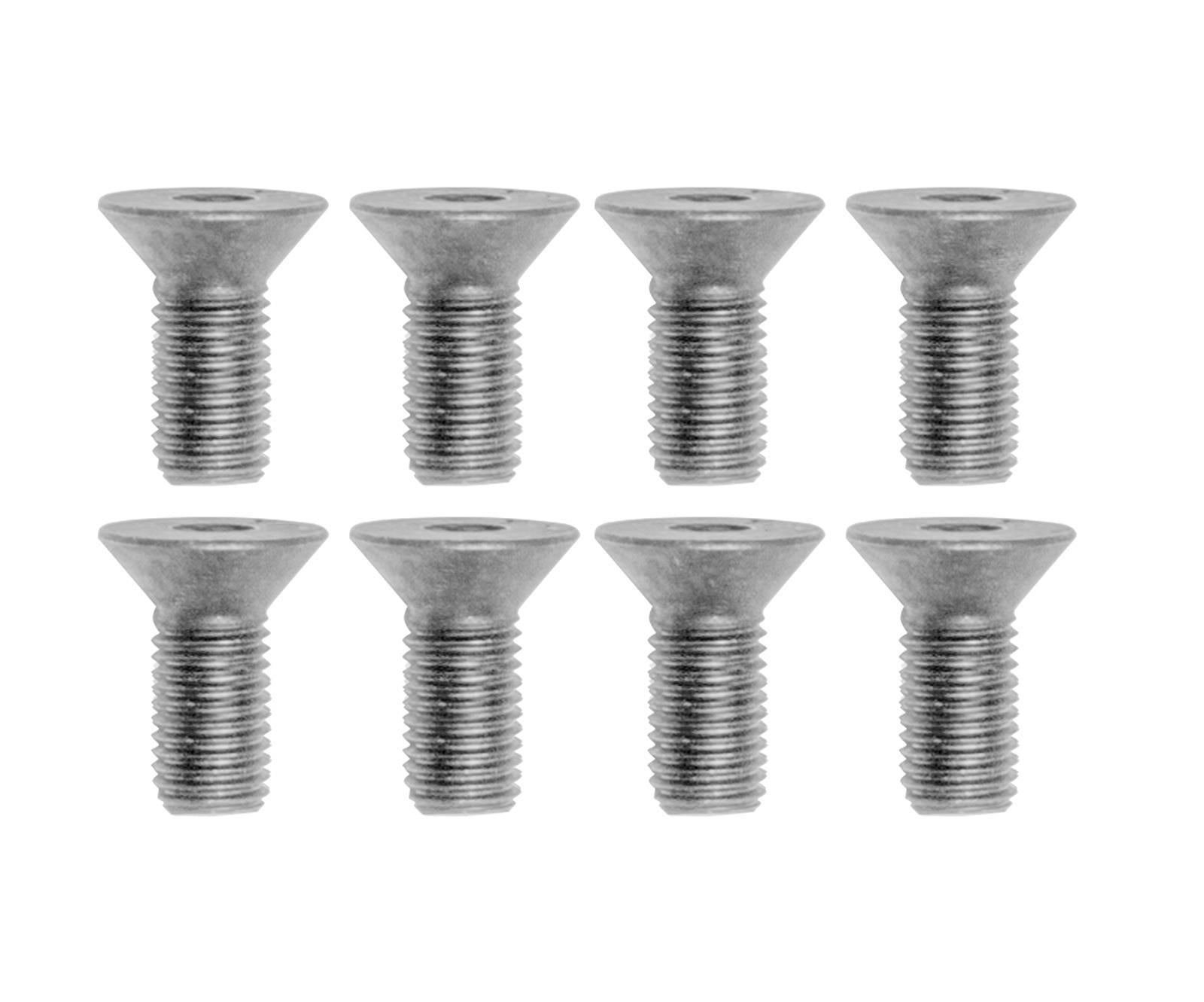 Wilwood 230-17419 Brake Rotor Hat Bolts, 5/16-18 x 0.75 in, Torx Flat Head, Steel, Set of 8