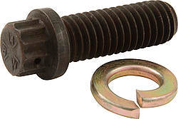 Wilwood 230-6911 Drive Flange Bolt Kit, 7/16-14 Thread, 1-1/4 in Long, 12-Point Head, Set of 5