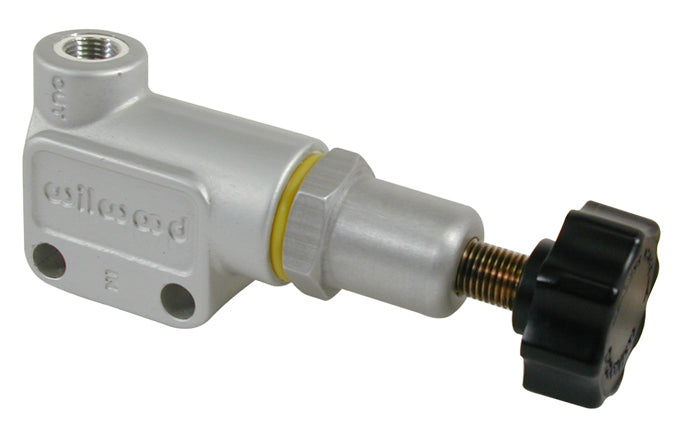 Wilwood 260-10922 Adjustable Proportioning Valve, Knob Style, 3/8-24 Inverted Flare