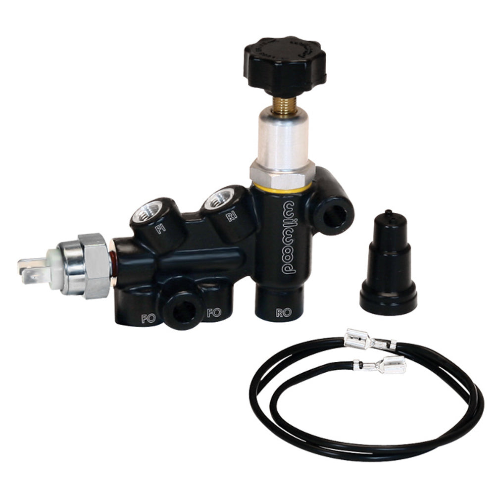 Wilwood 260-11179 Adjustable Proportioning Valve with 3/8-Inch Inverted Flare Ports